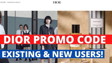 dior 2023 promo codes|dior promo code.